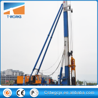 Hydraulic piling hammer and impact hammer 11T for driving precast concrete pile